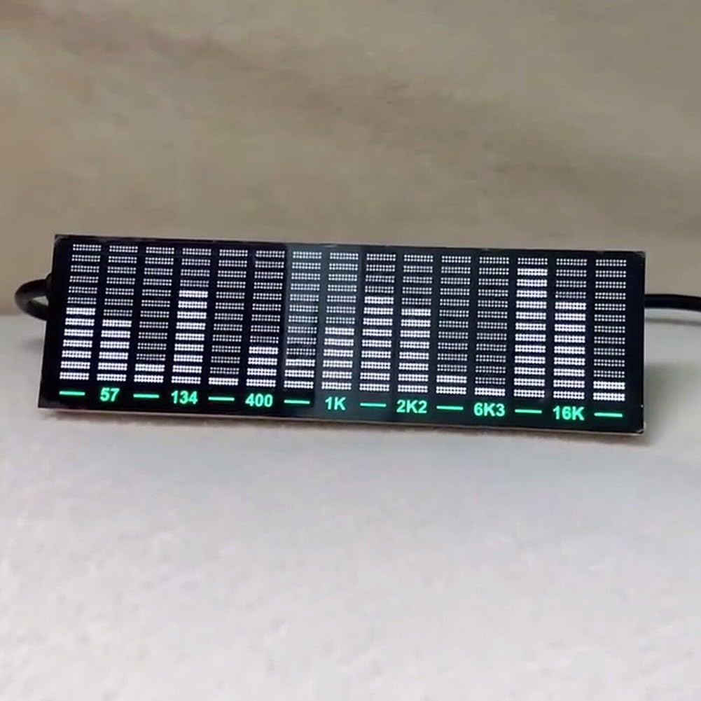 Módulo de visualización de espectro musical, pantalla LED de barra de 15 segmentos, indicador de nivel de audio, espectro de música, medidor VU
