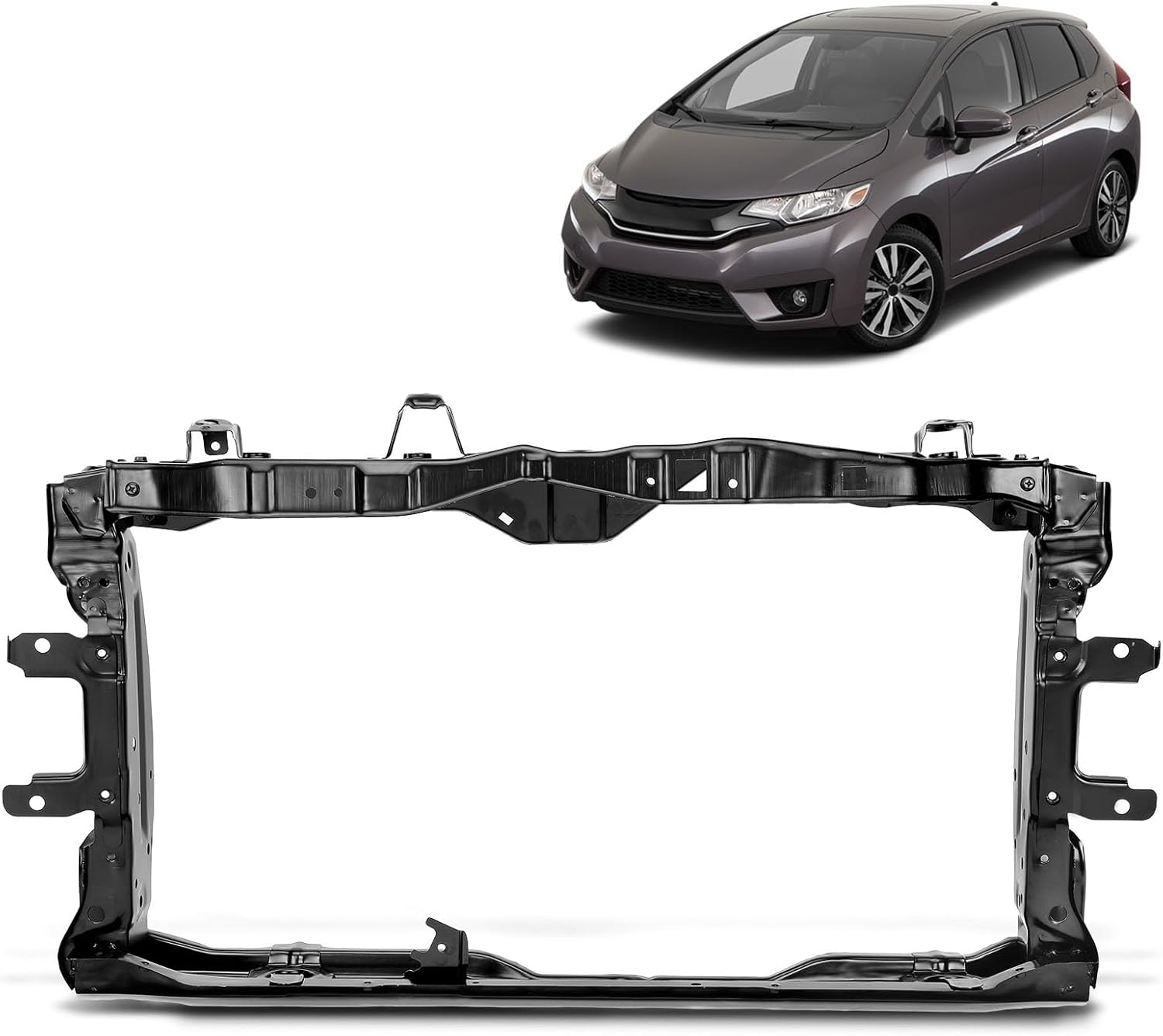 YHTAUTO Front Radiator Support Fit for 2015 2016 2017 Honda Fit 1.5L, Radiator Core Support Assembly Steel