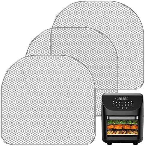 Rack Disidratatore Per Friggitrice Ad Aria Chefman 6.3QT - Set Di 3 Griglie In Acciaio Inox, Per Cottura Versatile E Sana, Lavabile In Lavastoviglie