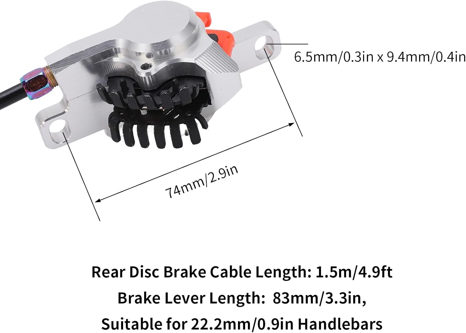 MEIJUN Bicycle Disc Brake Kit Front Rear Disc Brakes Conversion Set for Road Mountain Bicycles