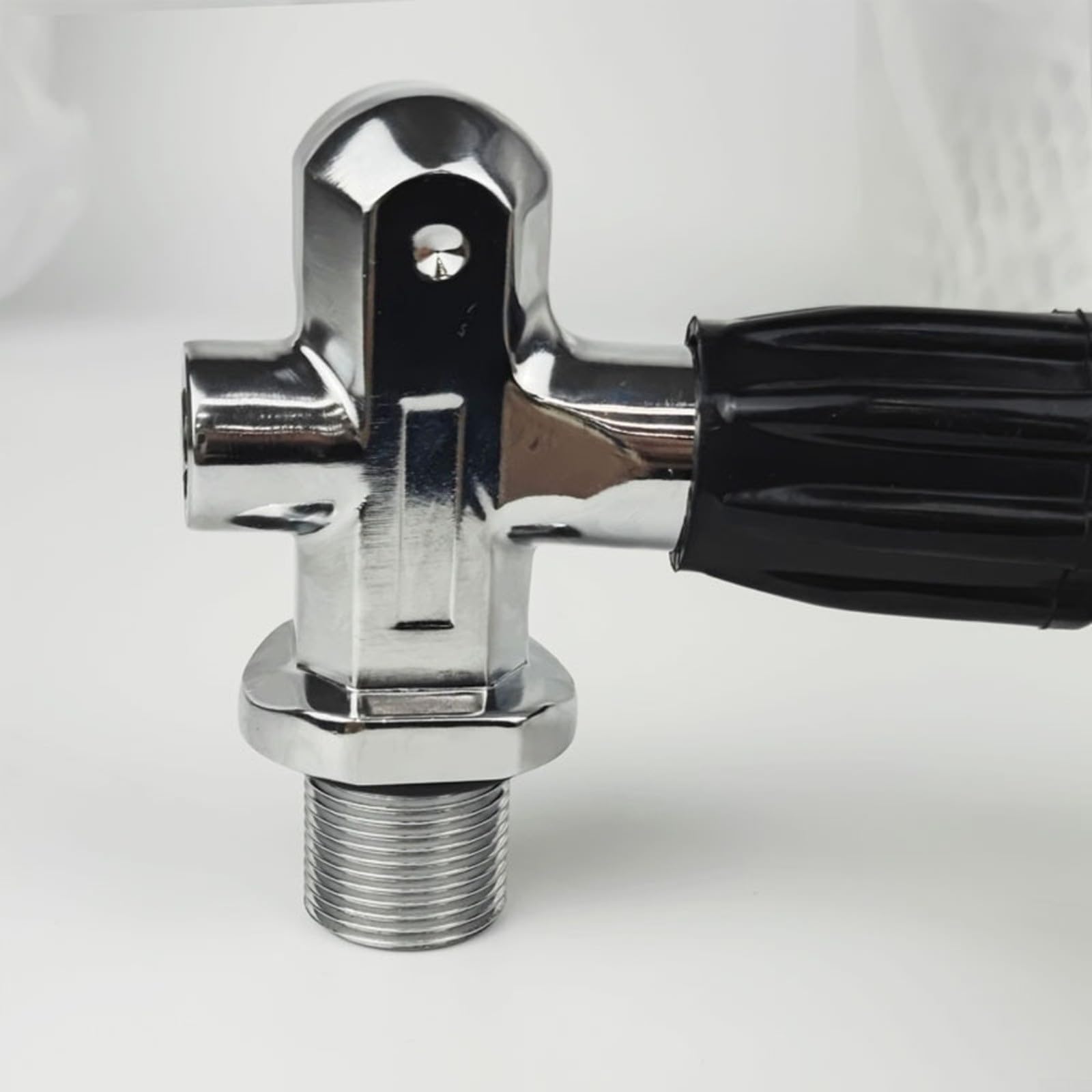 Válvula de cilindro de buceo de alta presión, 3500PSI DIN/YOKE G3/4 M18x1.5 aleación de aluminio para llenado de aire del tanque de buceo (M18* 1.5)