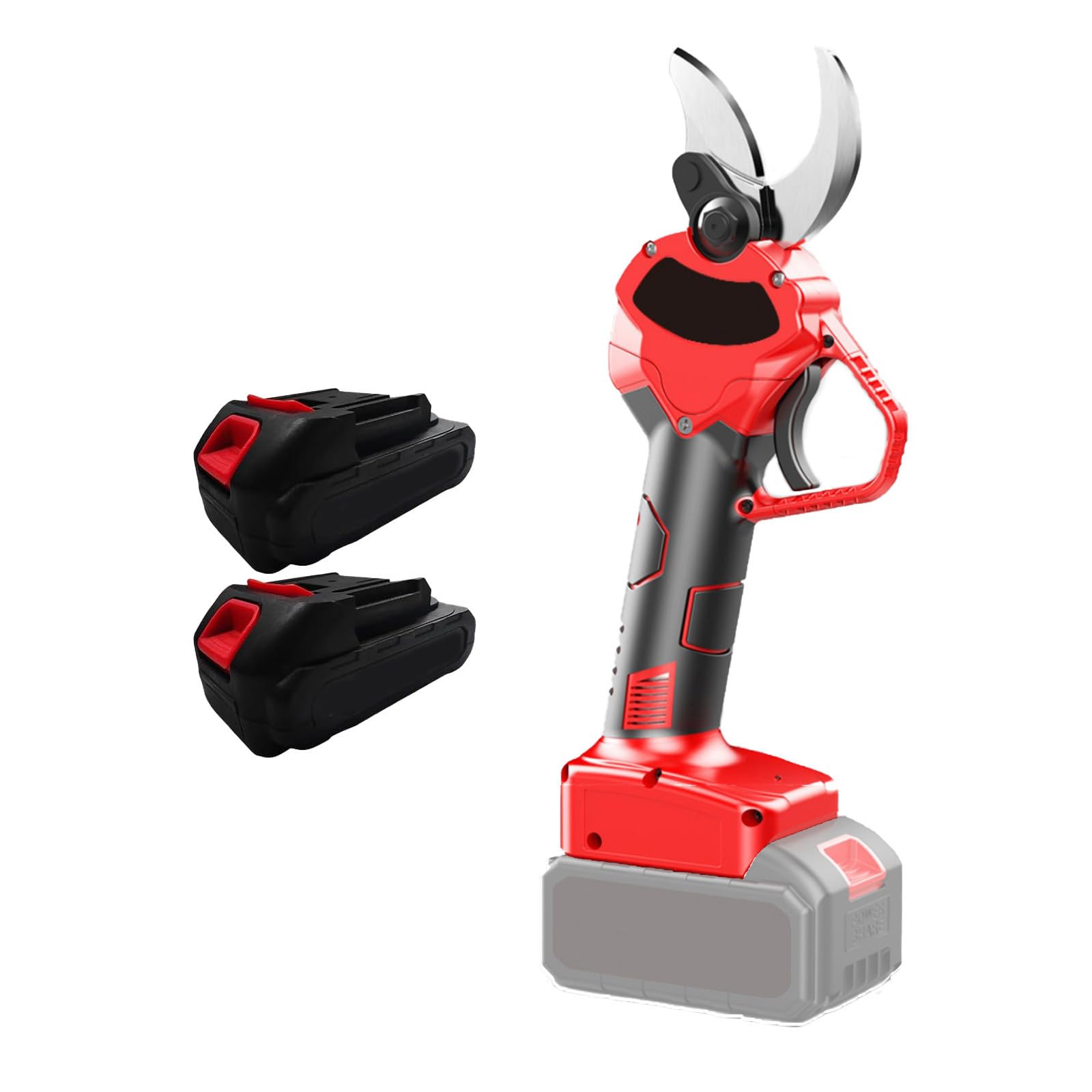 Tijeras De Podar EléCtricas De 21 V, Cortador De Ramas De Podadora De áRboles InaláMbrico, Tijeras De Podar A BateríA con 2 BateríAs Recargables Y Cuchilla De Repuesto,40mm(1.6in)