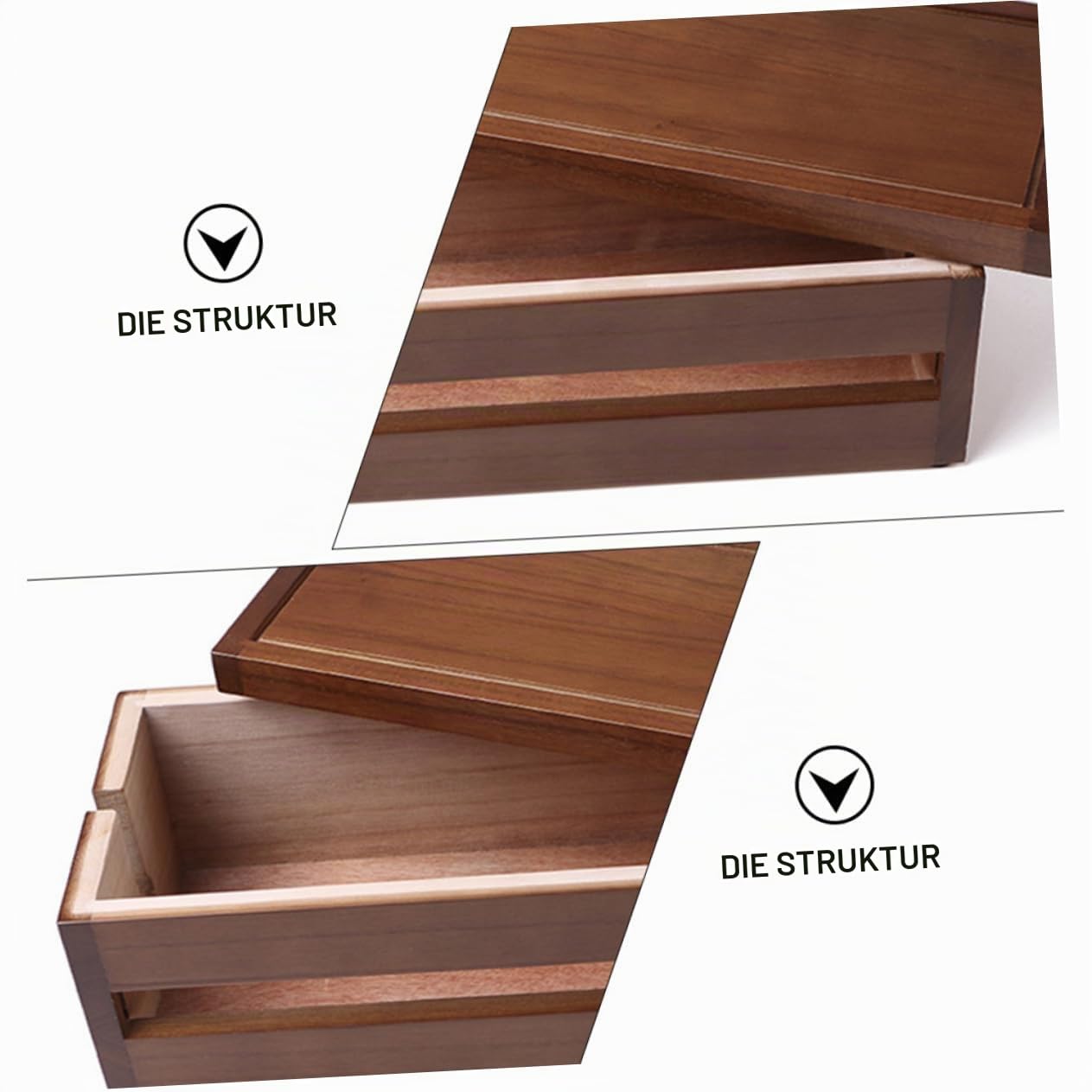 Kabelorganisatorbox für Schreibtisch Stecker Organizer Kasten und Aufbewahrungsbehälter für Kabel mit Abnehmbarem Deckel Wärmeableitung