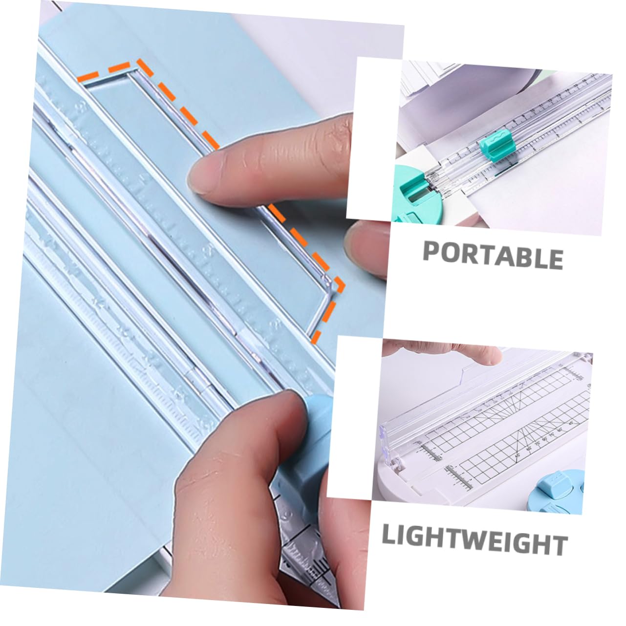 Papierschneider Robuster Kartonschneider 2 Stück Schneidewerkzeuge Für Bastelarbeiten Lineal Für Scrapbooking Papier Geschenkpapier Rollenschneider
