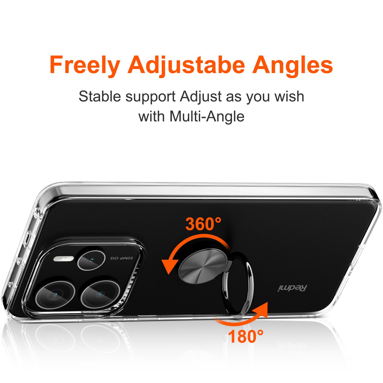 COMAKU Cover per Honor 70 (6.67), con 360° Magnetica Anello Supporto, Anti Caduta e Resistente Agli Urti, Cover per Honor 70 (6.67) - Blu reale