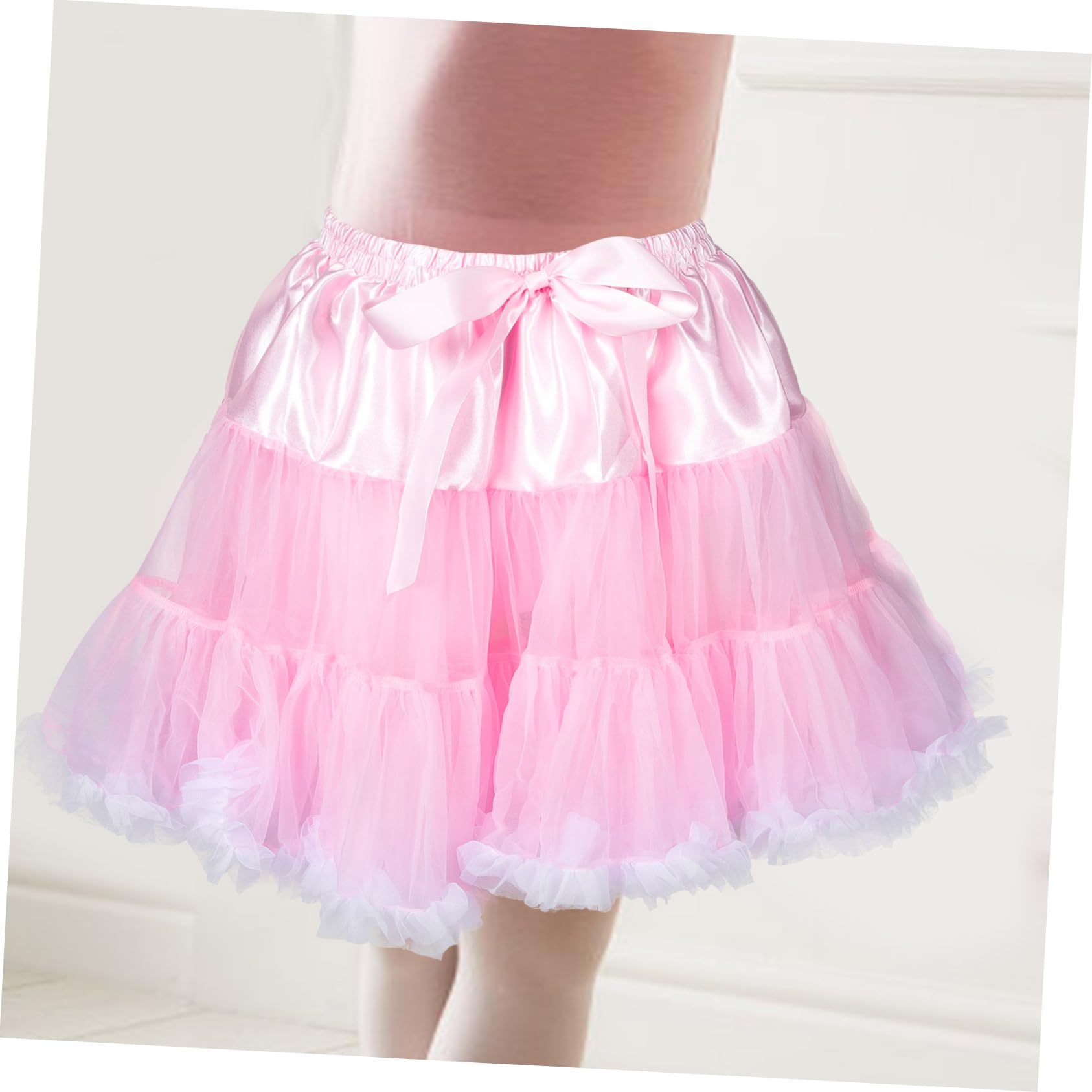 2 Pz gonna di tulle per bambini gonne a ruota gonna a campana skort da principessa rosa per ragazze tutù rosa gonne di tulle costume da bambino adulto le nuvole poliestere