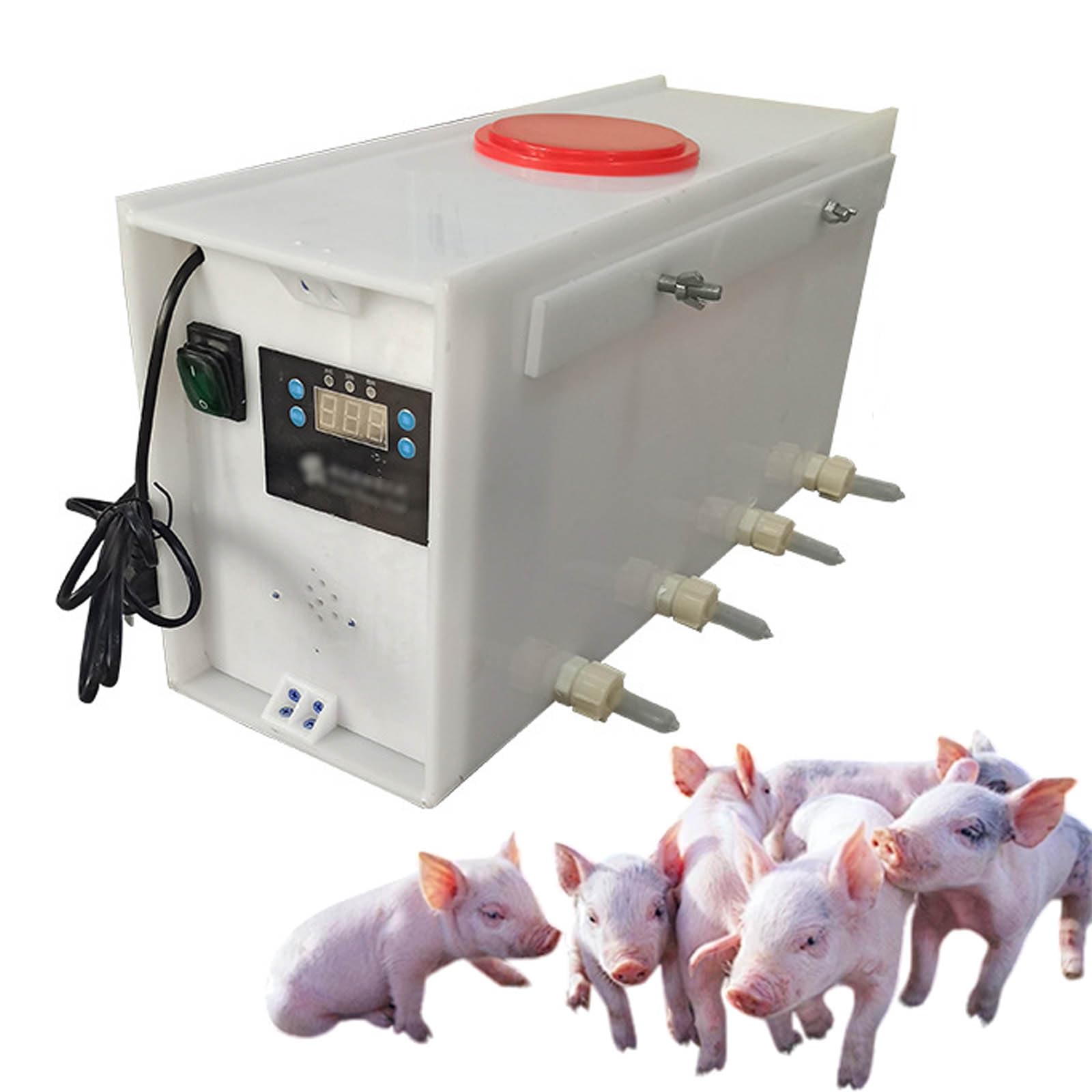 Machine à traire les porcelets à température constante avec commutateur unique