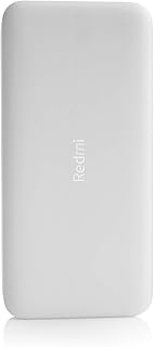 Redmi 20000mAh Power Bank, USB Type C, Micro USB Ports, Dual USB Output, 18W Fast Charging, Low Power Mode, (White)