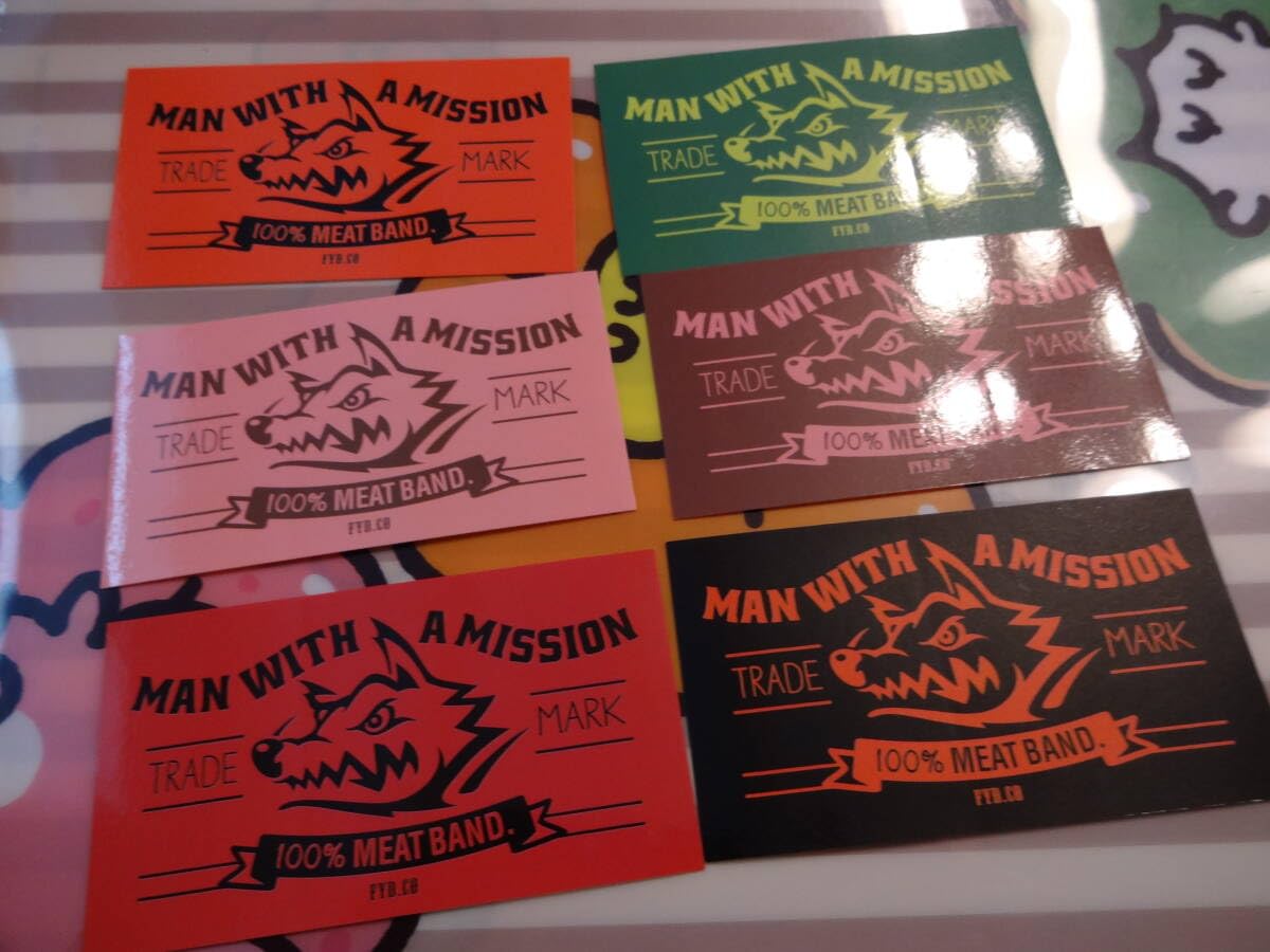 MWAM　ステッカーセット MAN WITH A MISSION ステッカーセット｜Yahoo!フリマ（旧PayPay