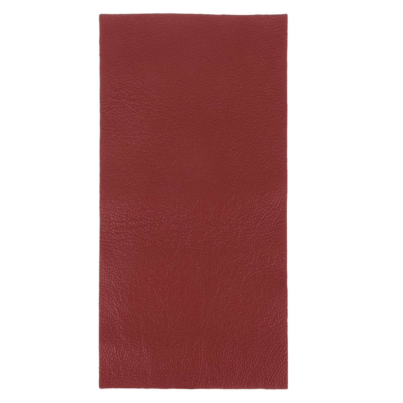 sourcing map Thick Full Grain Leather Sheet, 23.6 x 11.8 Inch Natural Cow Leather 1.5-1.8 mm Fabric Pieces for DIY Craft Furniture Office Belts Notebook Covers,Deep Red โ image 1