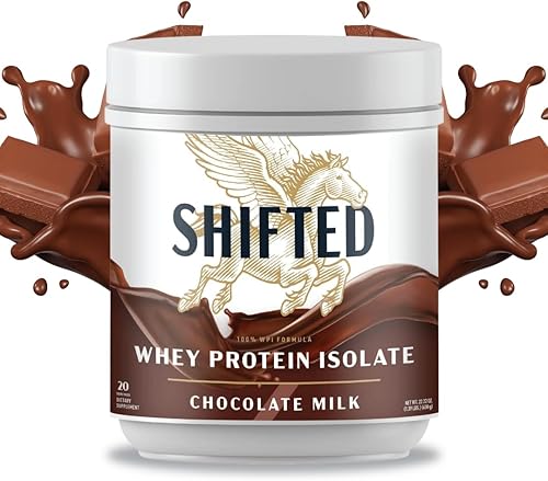 SHIFTED Polvo aislado de proteína de suero 0.88oz de proteína, 0.42oz de EAA, 0.19oz de BCAA Polvo de proteína aislado de suero 100% para promover