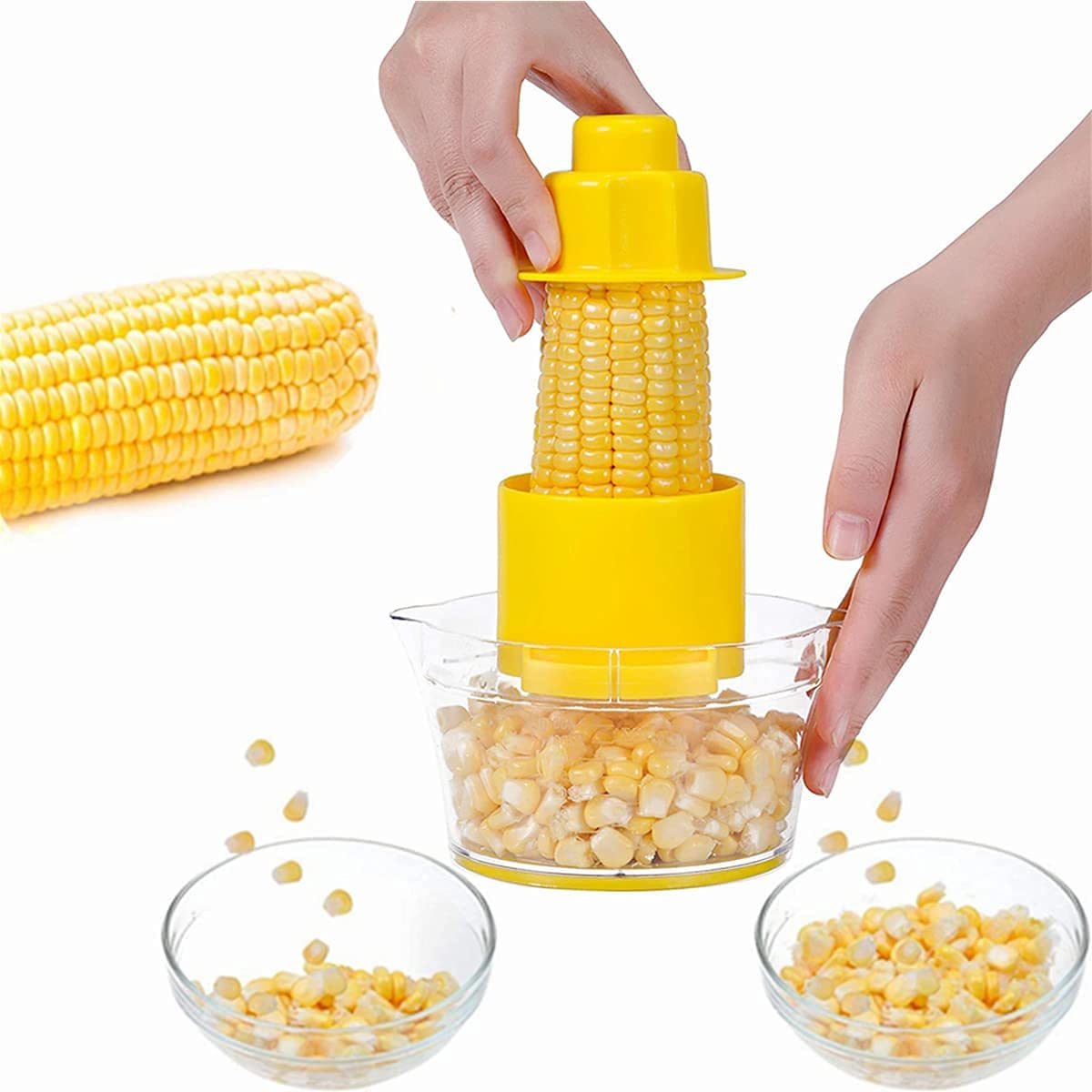 Stainless Steel Corn Peeler Creative Thresher Planer Simple Multi-Function Separator Garlic Minced Kitchen Tool