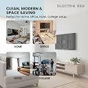ElectroSea Universal TV Wall Mount Bracket for 14 to 42 Inch LED LCD Smart TVs, Ultra Slim Fixed Design, VESA Compatible 75x75 to 200x200mm, 25kg Load Capacity, Black gallery image