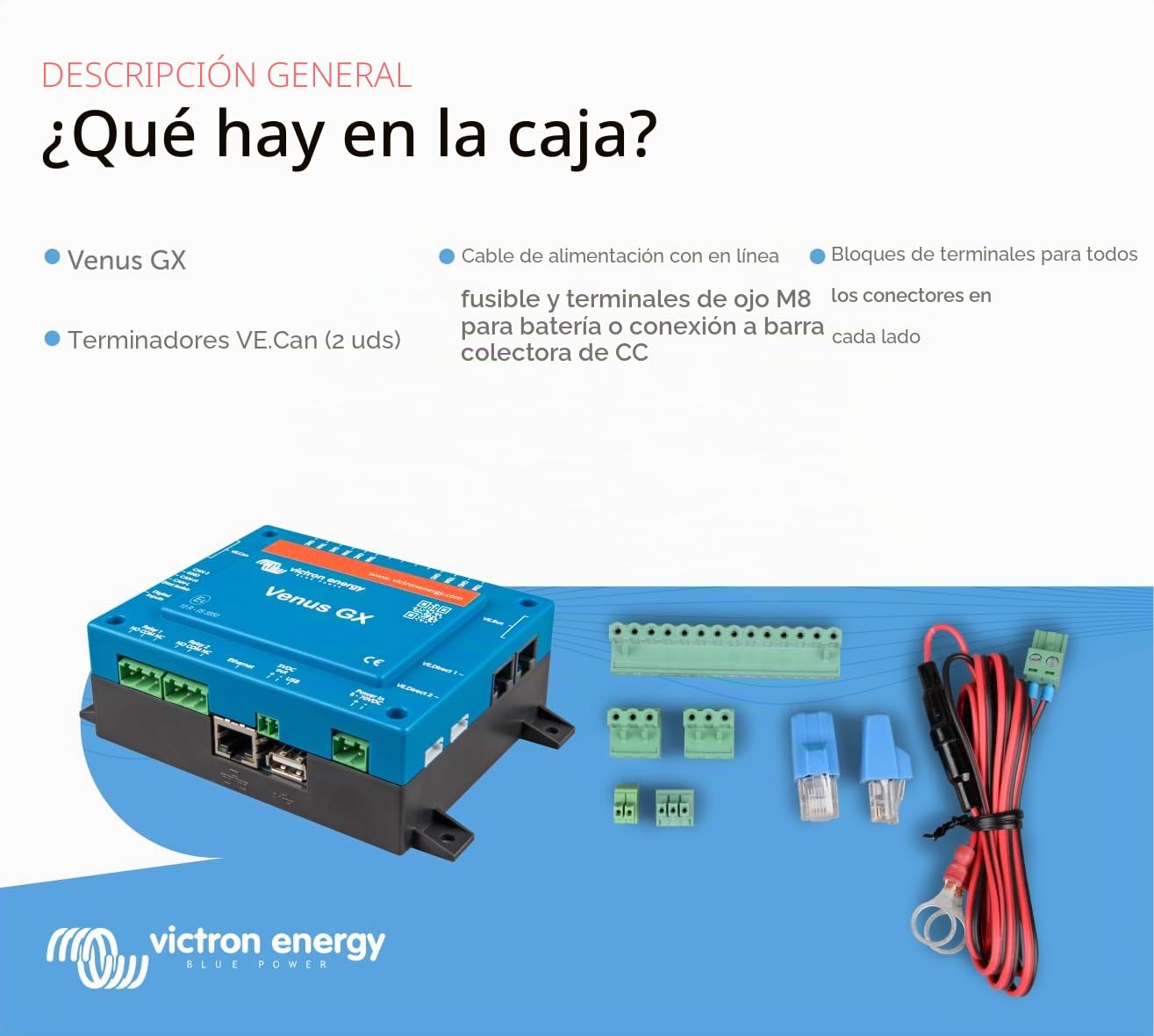 Victron Energy Venus GX, Monitoreo del Sistema