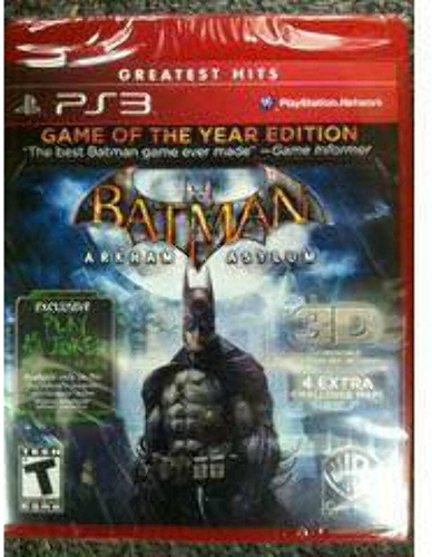 Jogo Batman Arkham Asylum - Ps3 Mídia Física Usado
