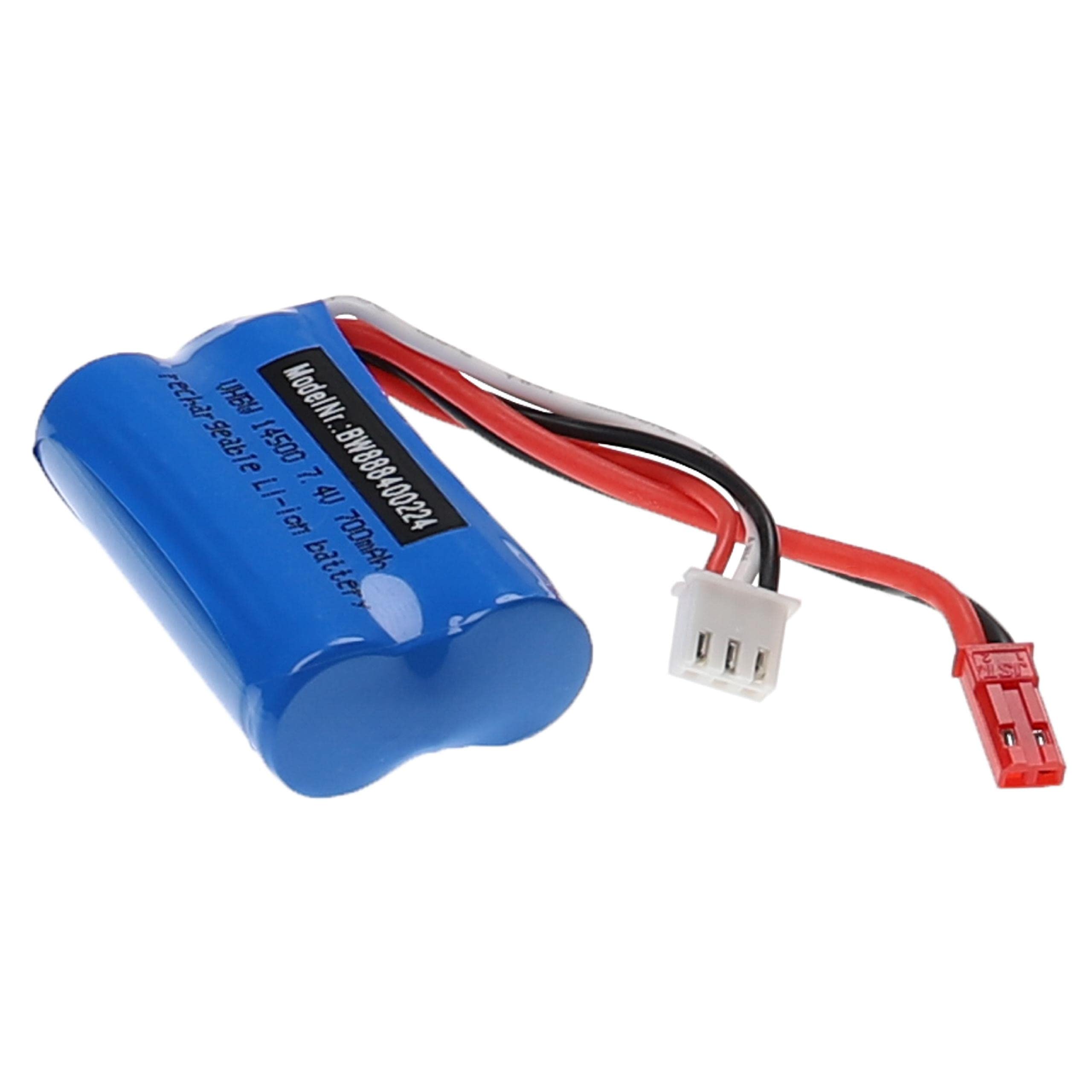 Vhbw Ersatzakku Für Syma Q2/Q3 – 600mAh, 7,4V, Li-Ion, 40x38x21mm