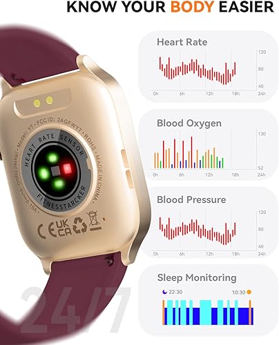 Miniatura 4 de Relojes inteligentes para mujeres y hombres, reloj de seguimiento de actividad física con 110 modos deportivos, contador de pasosmonitor de