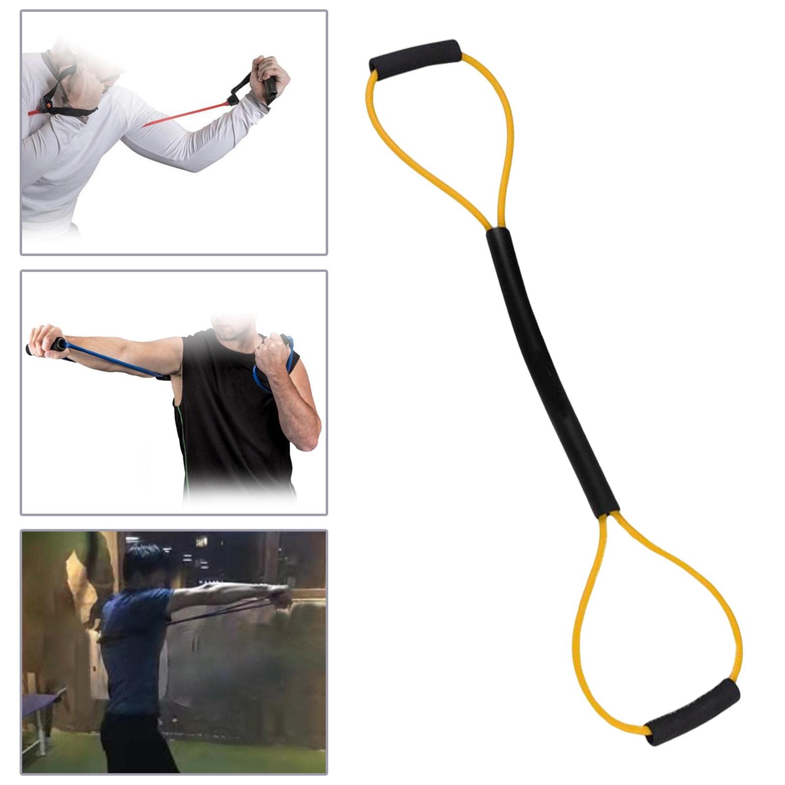 Fancyes Fasce elastiche di resistenza per allenamento di agilità con corda per pugilato ombra