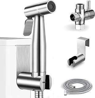 Bidet Sprayer – Handheld Jet Spray for Toilet, Adjustable Water Pressure, Wall or Tank Mounted, Heavy Duty 304 Stainless Steel, Leak-Free & Easy Install