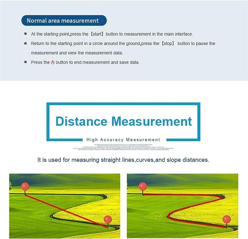 Mesure de terrain GPS de haute précision, mesureur de surface de terrain, rechargeable, pour la fractionnement des terres, l'exploitation forestière, l'étude des pentes, l'exploration, les terres agri