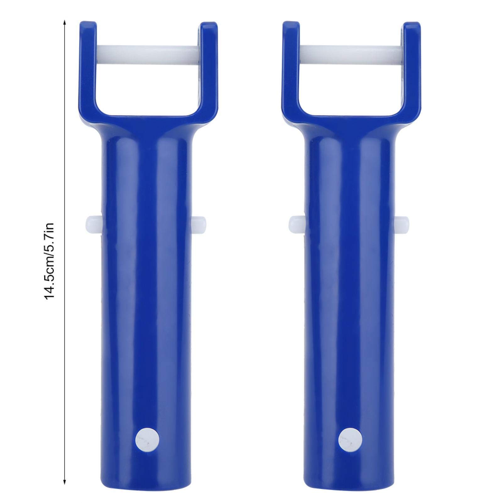 Clip a V per Piscina,Clip a V a Farfalla per Piscina da 6 Pezzi, Clip a V a Farfalla per Piscina per Spazzola Spa per Piscina, Rastrello per Foglie, Schiumatoio per Foglie, Testa di Aspirazione