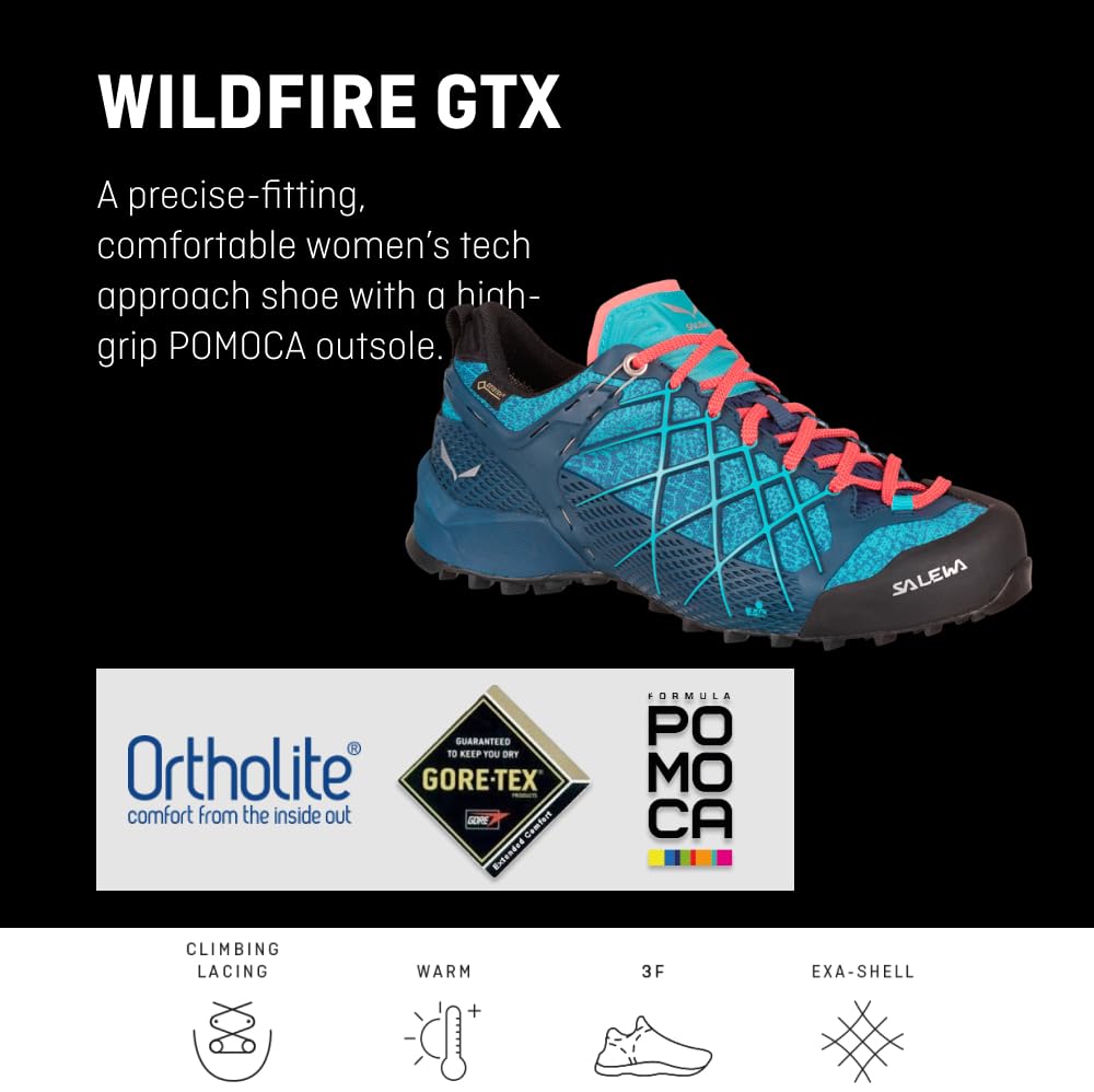 Salewa Wildfire Gore-Tex Scarpe da Avvicinamento da Donna