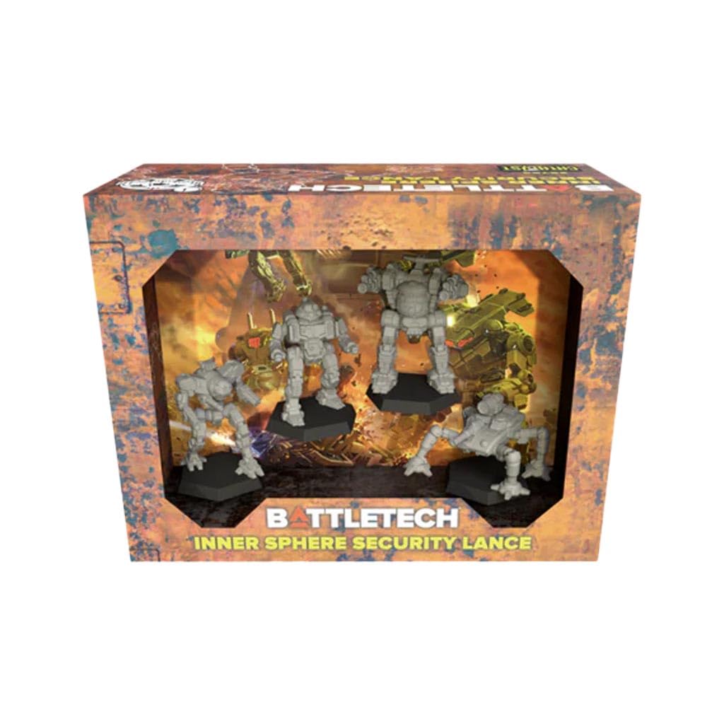 BattleTech | Miniatures | Inner Sphere Security Lance | Expansion | Miniature Game | Catalyst Game Labs | Ages 14+, Nicht Zutreffend