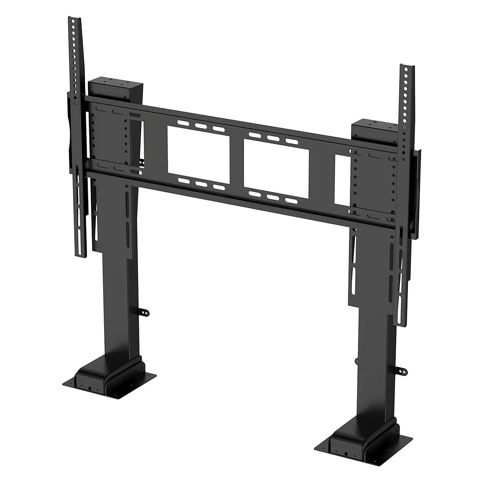 Soporte Motorizado para Televisores De Pantalla Grande De 65 A 100 Pulgadas, Elevador Eléctrico Telescópico para TV con Mando A Distancia Inalámbrico Y Función De Memoria, Altura Ajustable