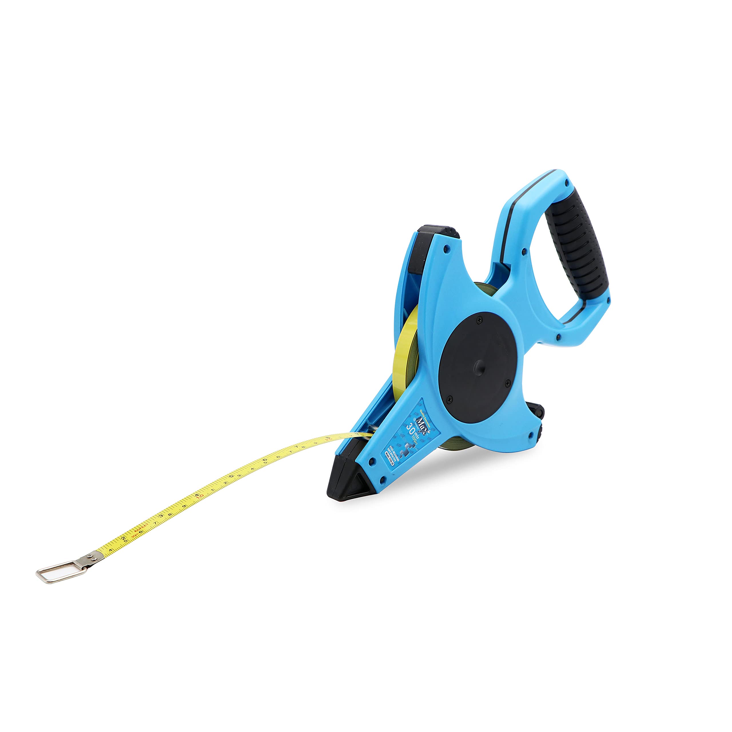 Max Germany 313O-100 Steel Measuring Tape Open Type - Blue/Black, 100 m