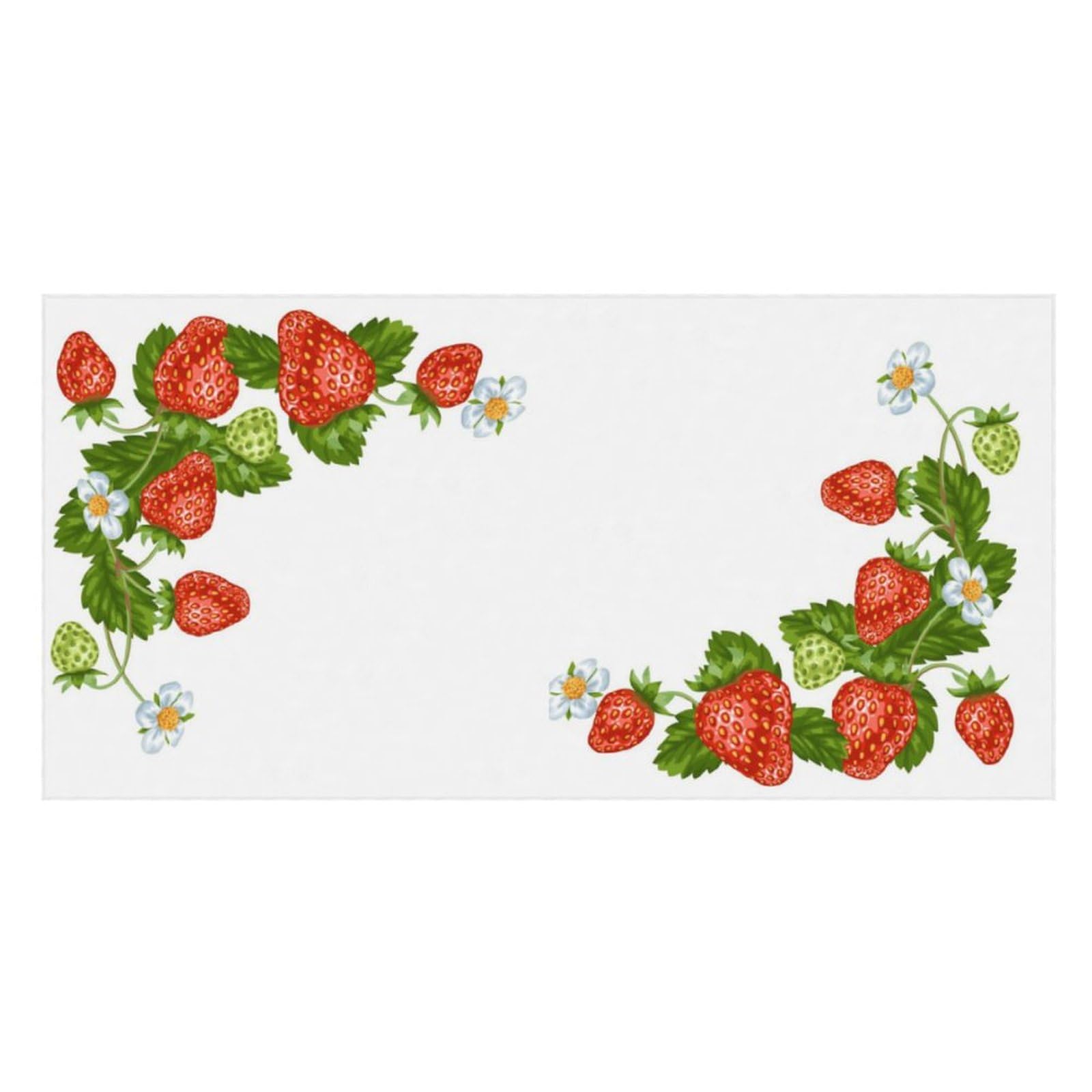 LWORZIIB Beach Towel, Strawberry Bath Towel, Pool Towel Great for Gym Swimming 80 X 160cm