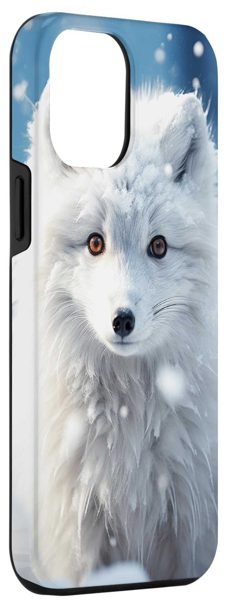 Artic White Fox Snow Snowy Winter Animal Case for iPhone 12 Pro Max - Image 3