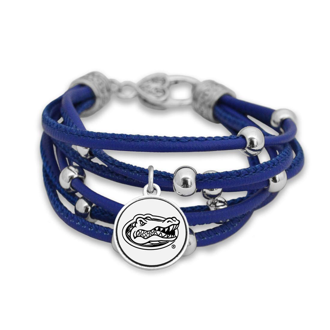 FTHLeather Strand Bracelet with Logo and Lobster Clasp