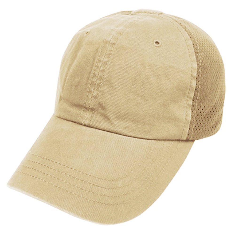 CondorElite TCTM-003 Mesh Tactical Team Cap TAN