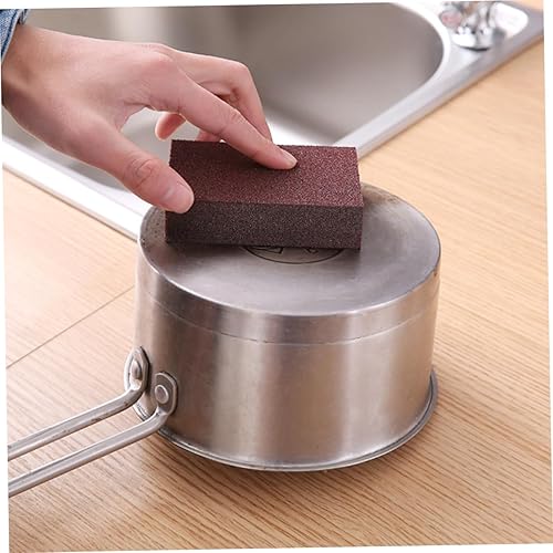 Miniatura 8 de LALAFINA Esponja para fregadero, esponja para fregadero, esponja de limpieza de esmeril, esponja para limpieza, esponja de óxido, fregaderos de