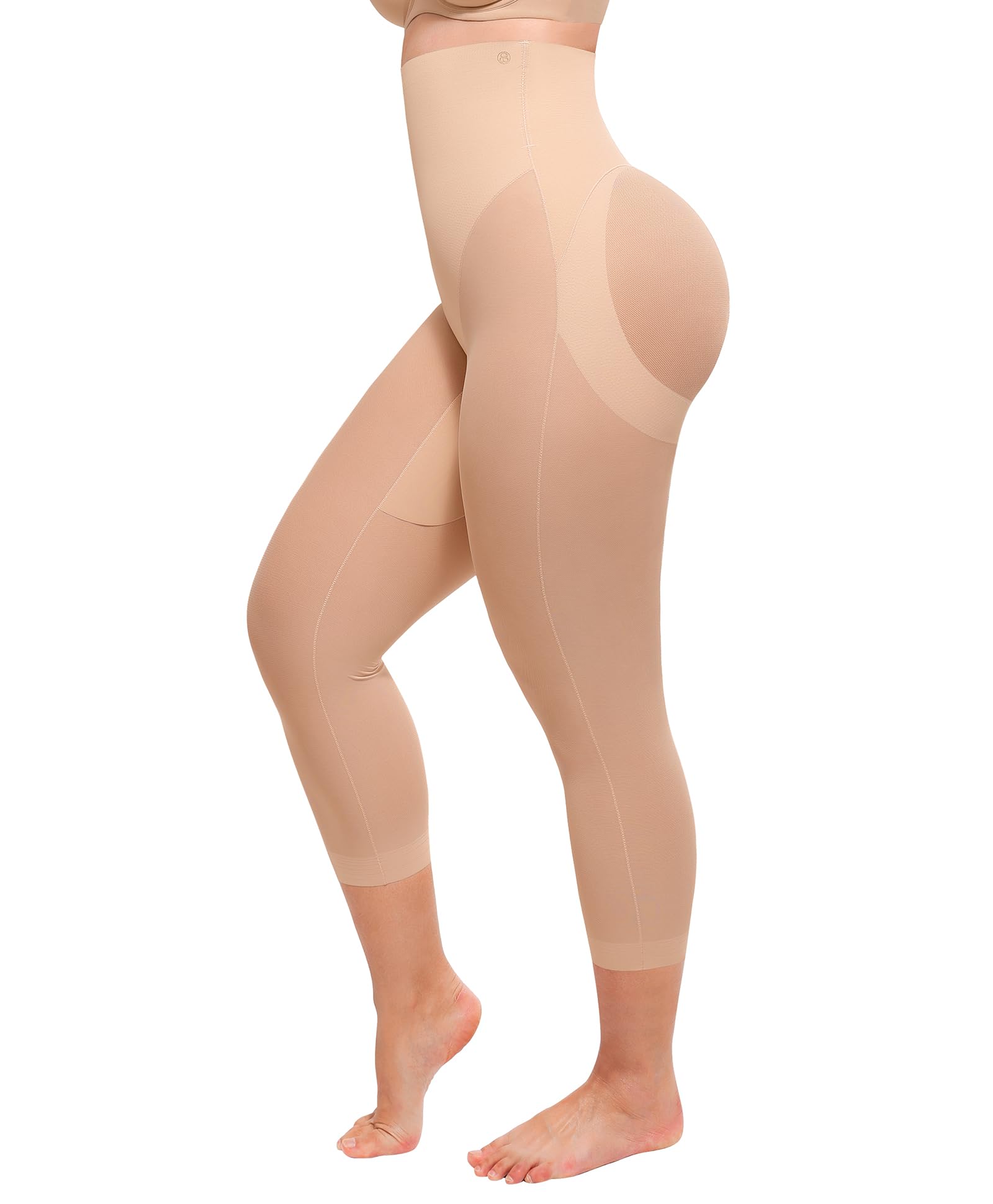 QHQQXN QTANZIQI Shapewear para Mujer Capris Leggings para Mujer Control de Barriga Ropa Interior Cintura Alta Cuerpo Levantamiento de glúteos Bragas