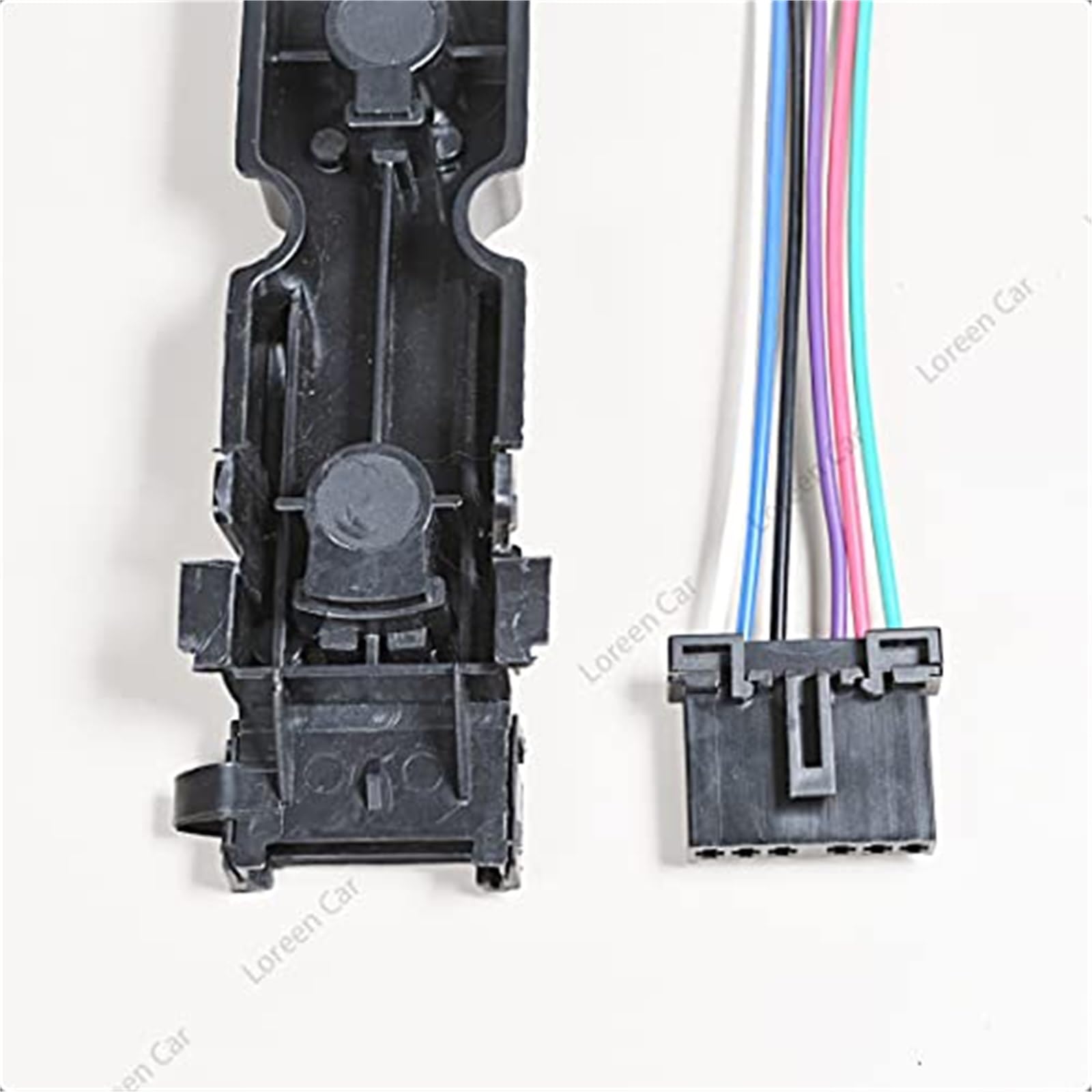 1435880 Copri lente fanale posteriore, for Ford, for Transit MK7 2006-2013 V348 Van lato destro Supporto per fanale posteriore(BLACK Bulb Holder With harness*2)