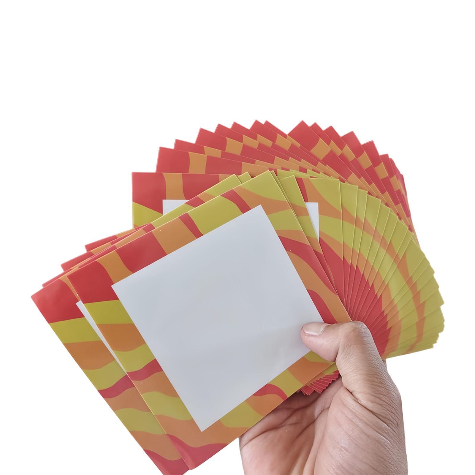 Elnwnnkc 12Pieces Paper Frame Dividers for Beads Art Projects with Washable and Foldable Features Multipurpose Crafting Film