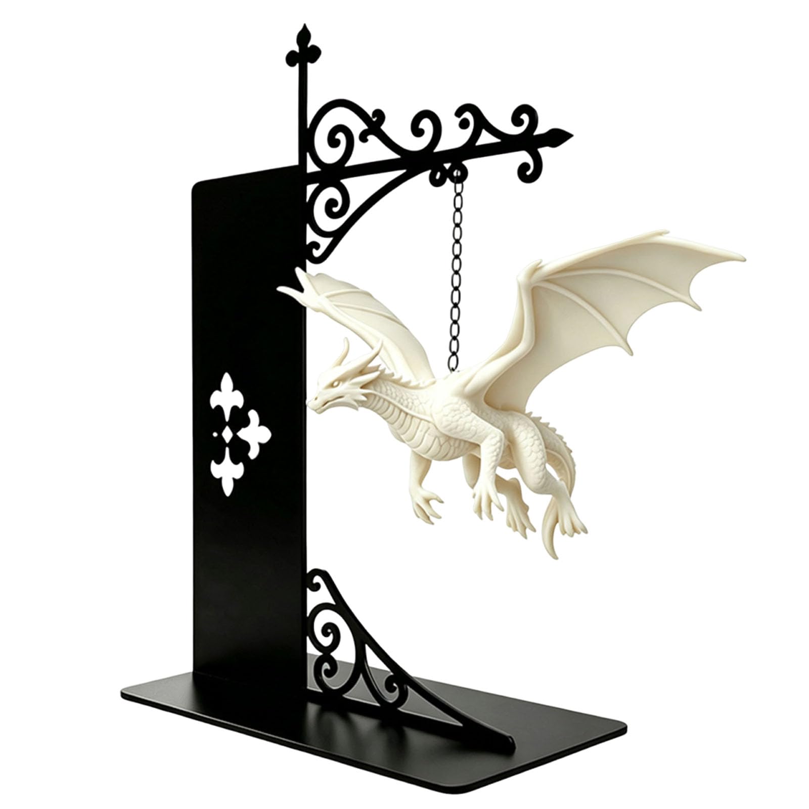 Floating Dragon Book Light Fantasy Book Nook Lamp Bookshelf Ornament Decor