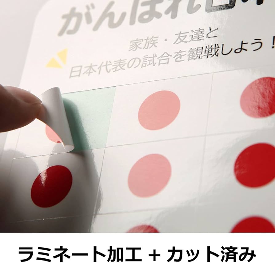 Amazon.co.jp: 国旗 日本 ステッカー シール 日本代表 応援