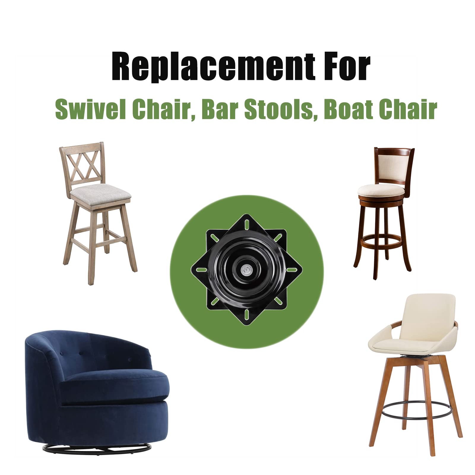 25cm Drehplatte Für Barhocker - Extrem Stabil Bis 600lbs