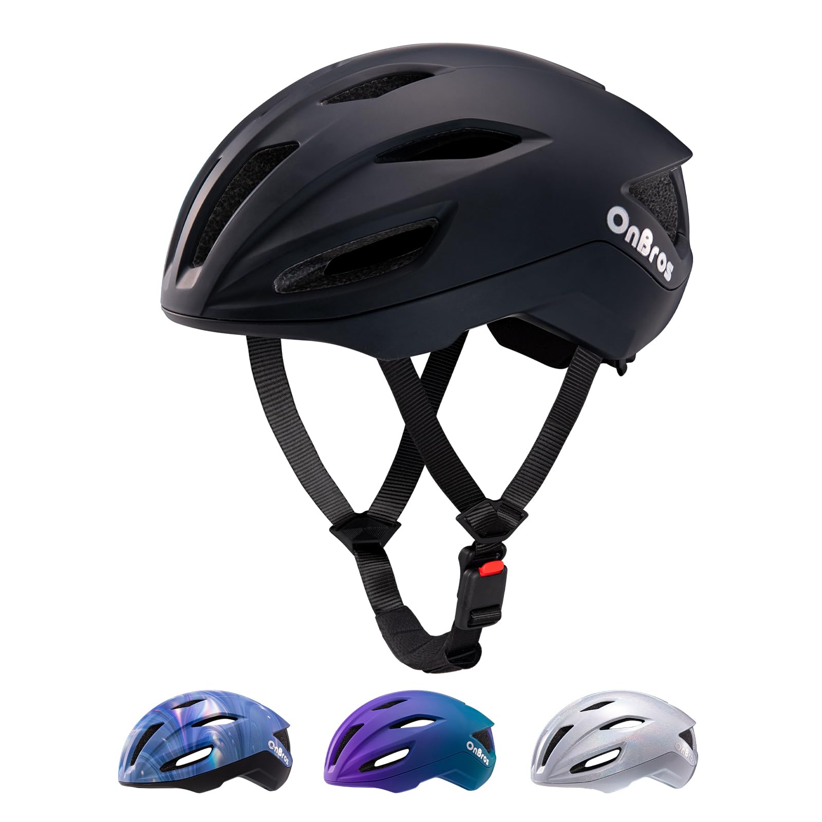 Photo 1 of Adult Cycling Bike Helmet, OnBros Lightweight Unisex Bicycling Helmets for Men and Women, Adjustable Fit CPSC Certified Bicycle Helmet