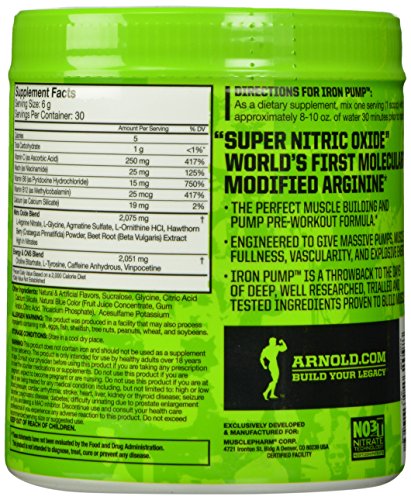Arnold Schwarzenegger Series Iron Pump Pre Workout Supplement Blue Razz 6 35 Oz Buy Online In Bahamas At Bahamas Desertcart Com Productid 11356505