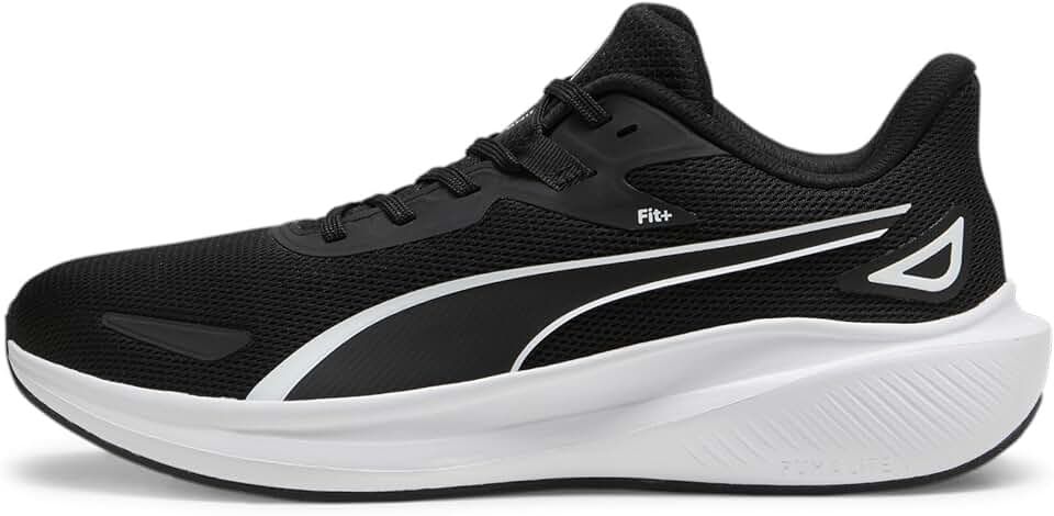 PUMA Unisex Skyrocket Lite Chaussures de course sur route, Puma Black Puma Black Puma White, 43 EU