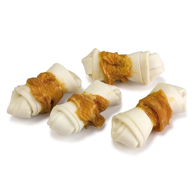 Foto 3 de 7 de Arquivet Pack 12 Unidades Snacks Huesos Nudo con Pollo 100 gr - Natural Dog Snacks - 100% Natural