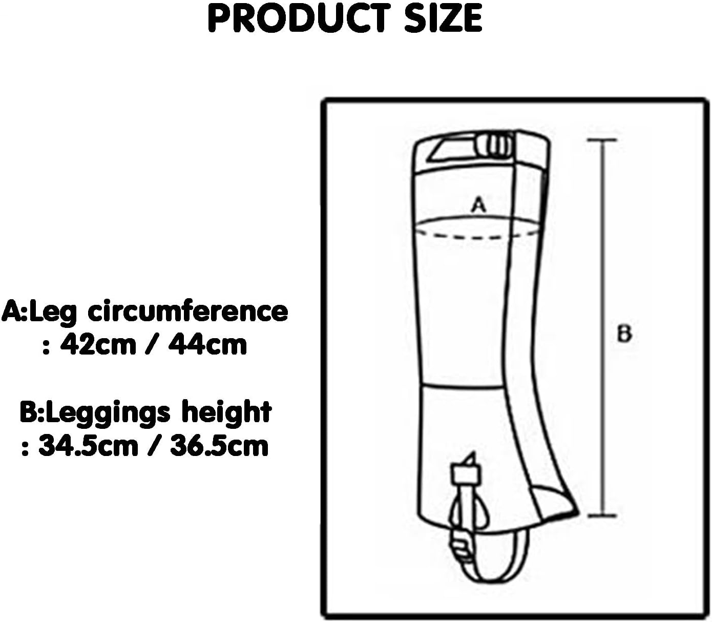 Leg Gaiters,Boot Leg Gaiters for Walking Climbing Hunting Skiing,Ideal PPE for Backpackers,Campers,Climbers,Anti-Tear Shoe Gaiters for Men/Women