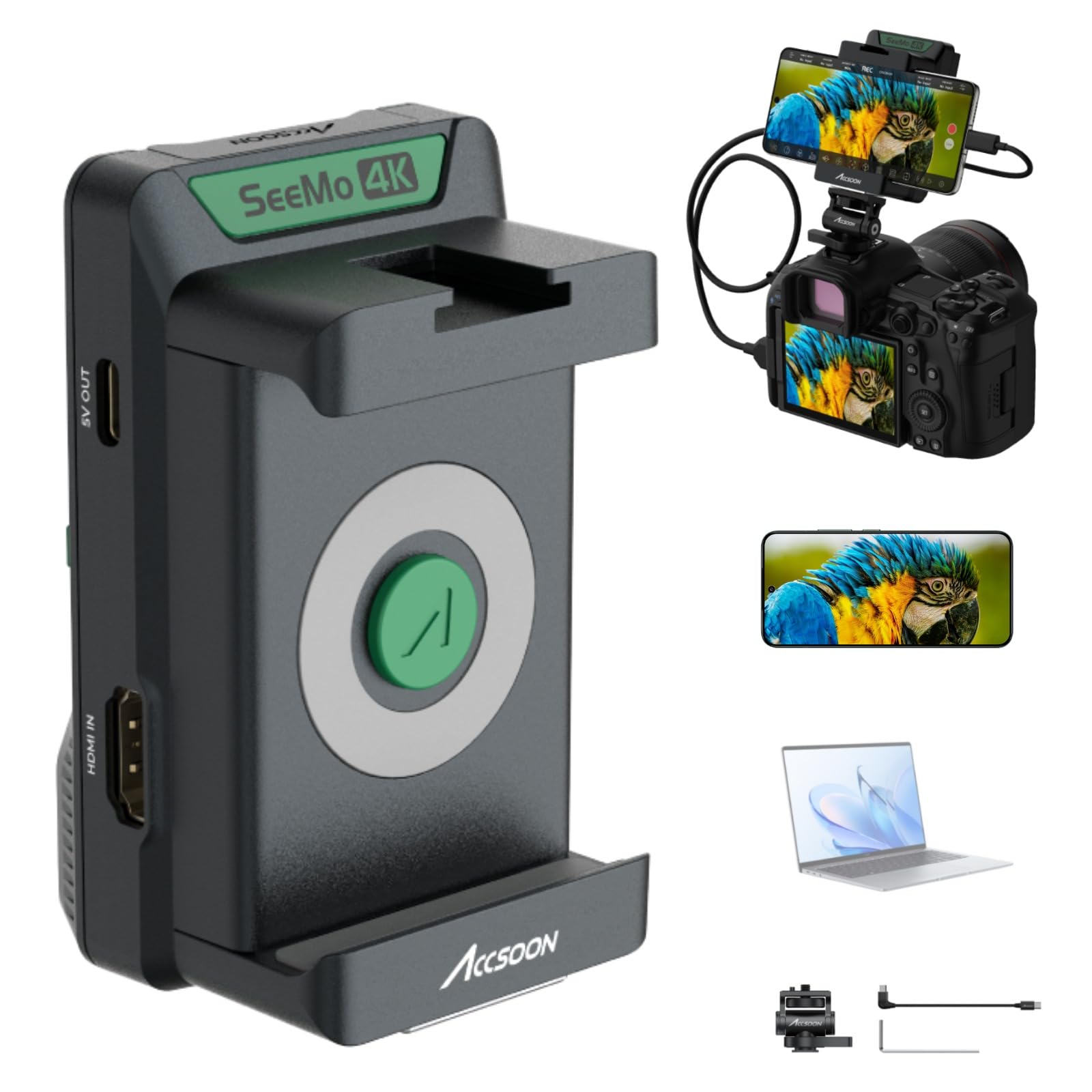 Accsoon SeeMo 4K HDMIアダプター Amazon.com : Accsoon SeeMo 4K for Android HDMI Adapter Video