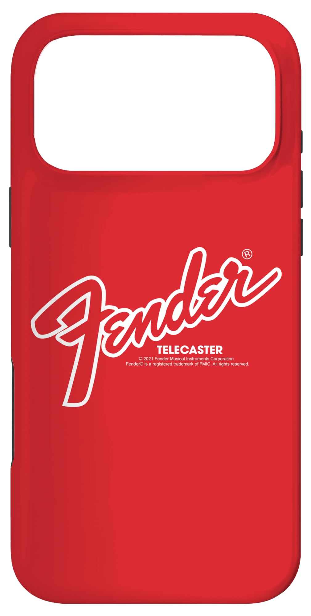 Amazon.com: Fender Telecaster White Iconic Big Logo Case for
