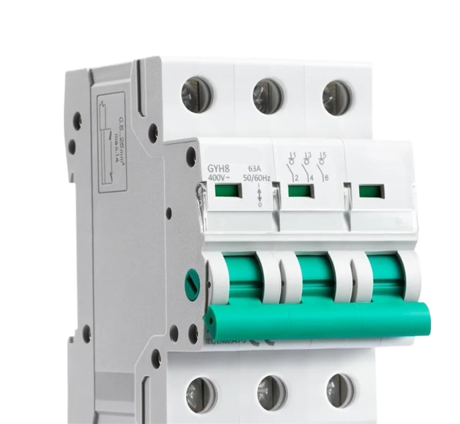 Interruttore principale trifase 63A 100A 125A Interruttore di isolamento for uso domestico o industriale Interruttore automatico 400V GYH8(63A)