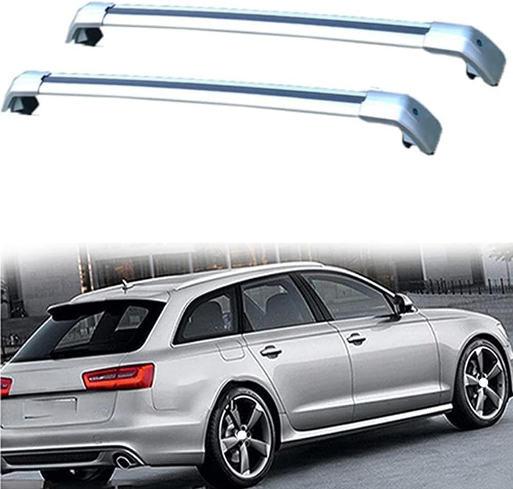 Dachträger Grundtäger für Audi A6 C6 Allroad 2006-2011 75kg Metall Schwarz 2 tlg main image 0