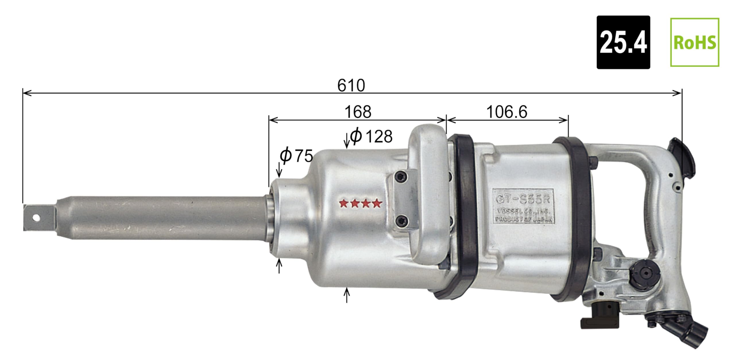 (未使用･未開封品)　ベッセル(VESSEL) エアーインパクトレンチ 軽量Fハンマー GT-S55R 7z28pnb Amazon.co.jp: ベッセル(VESSEL) エアーインパクトレンチ 軽量F
